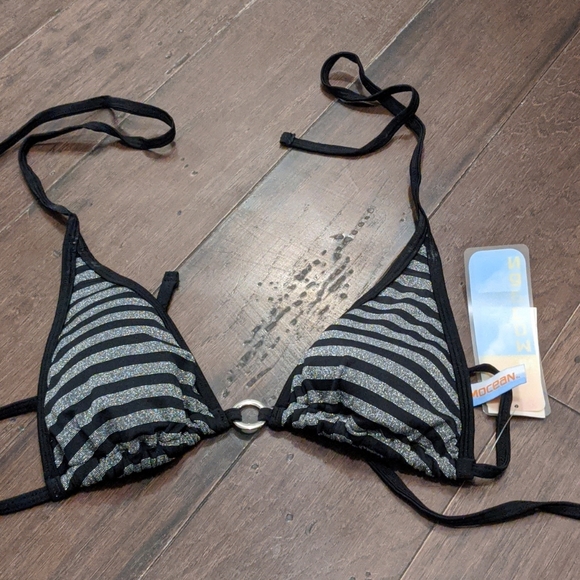 inmocean Other - Grey and black bathing suit top